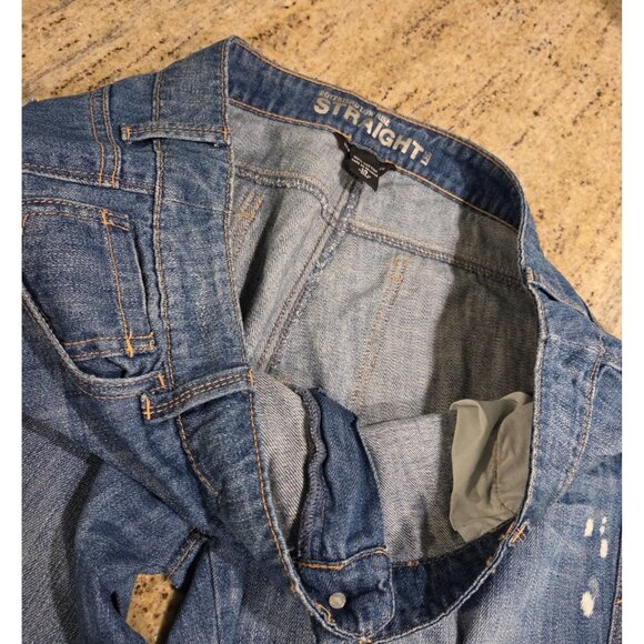 Lot of 2 New York & Co Boyfriend Low Rise Straight Leg Women sz 14 Jeans & Capri - Picture 10 of 16